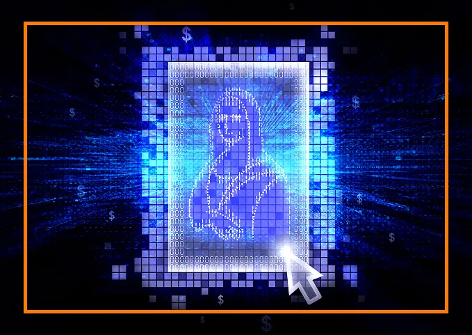 Représentation numérique de La Joconde, une œuvre du peintre Léonard de Vinci.